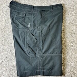 Kuhl Mens Gray Hiking Shorts Outdoor Cargo Dry Nylon Outdoor Hiking Size 38‎